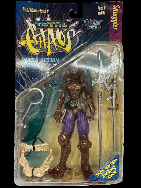 1997 McFarlane Toys Total Chaos "SMUGGLER" Series 2 Ultra Action Figure - MOC - toyscardscomics