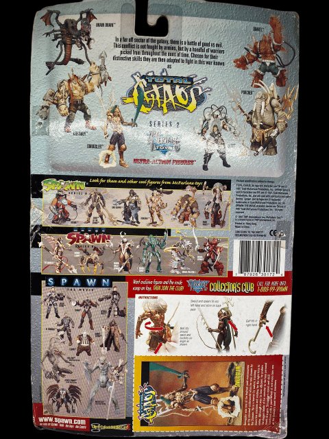 1997 McFarlane Toys Total Chaos "SMUGGLER" Series 2 Ultra Action Figure - MOC - toyscardscomics