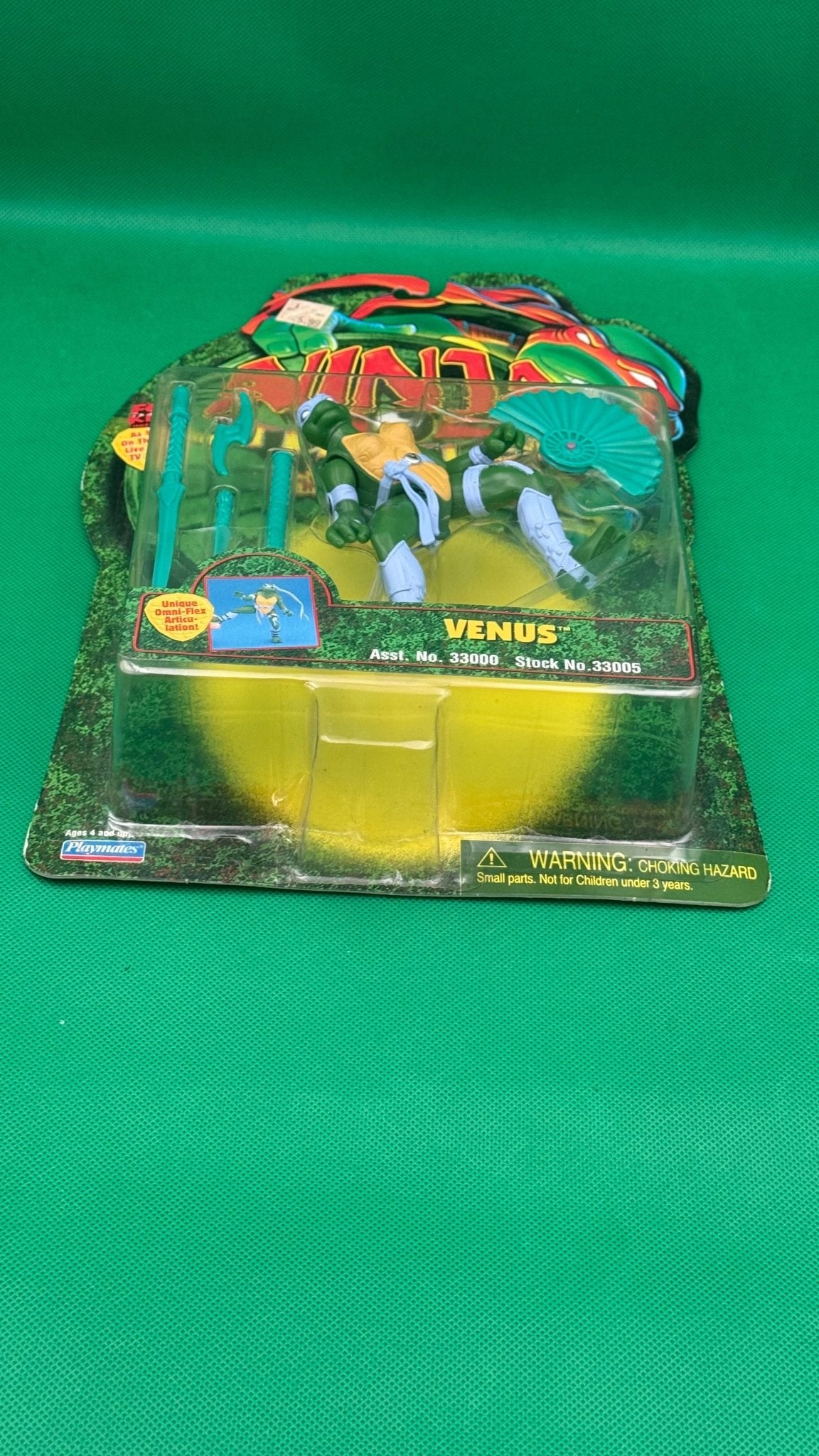 1997 Playmates Teenage Mutant Ninja Turtles The Next Mutation Venus - toyscardscomics