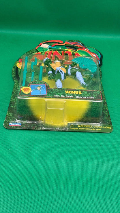 1997 Playmates Teenage Mutant Ninja Turtles The Next Mutation Venus - toyscardscomics