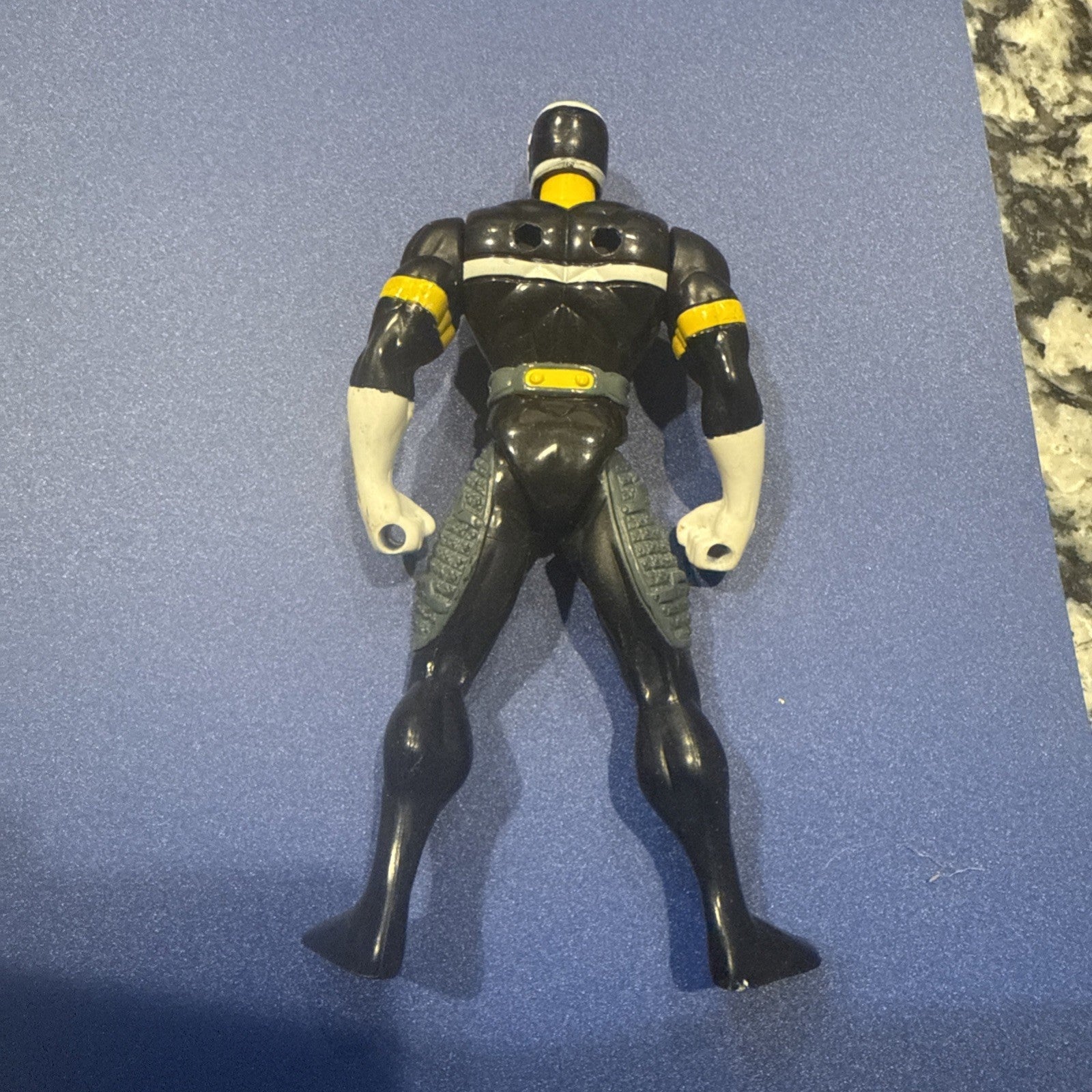 1997 Power Rangers In Space Battlized Action Figure! Black Ranger! - toyscardscomics