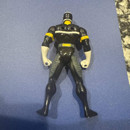 1997 Power Rangers In Space Battlized Action Figure! Black Ranger! - toyscardscomics