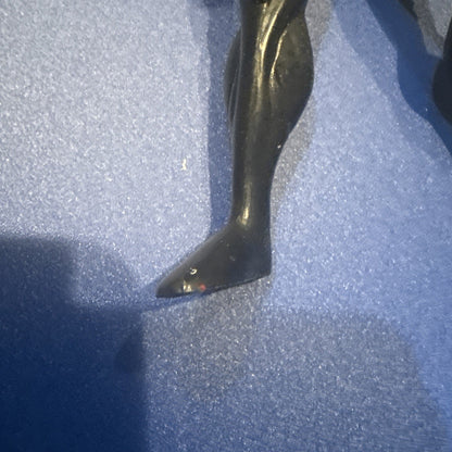 1997 Power Rangers In Space Battlized Action Figure! Black Ranger! - toyscardscomics