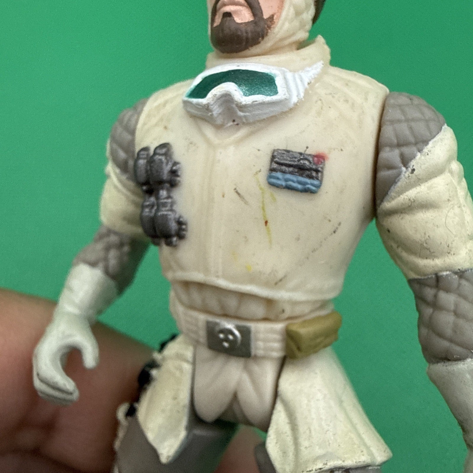 1997 Star Wars Hasbro HOTH REBEL TROOPER 3.75" Action Figure - toyscardscomics