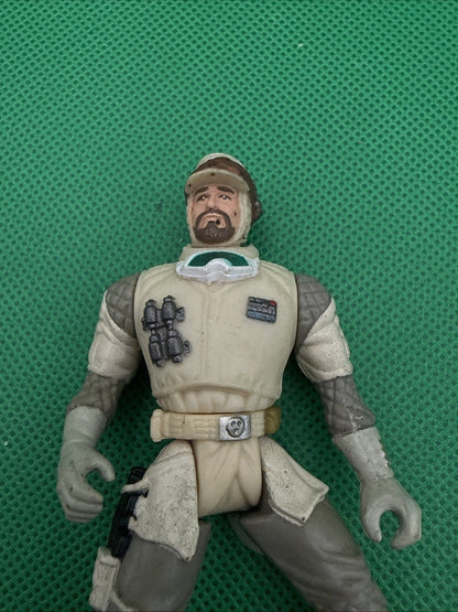 1997 Star Wars Hasbro HOTH REBEL TROOPER 3.75" Action Figure - toyscardscomics