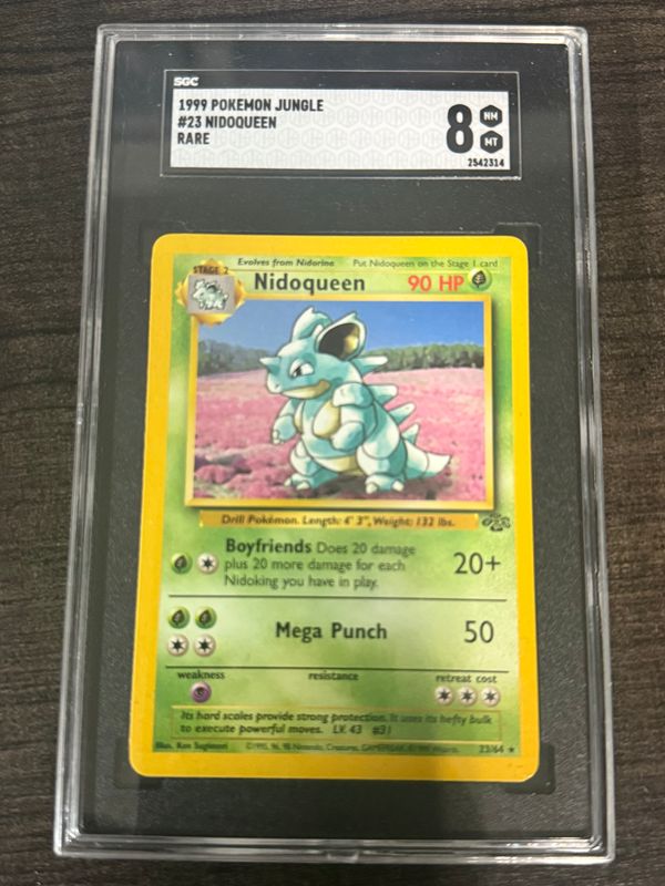 1999 Pokemon Jungle #23 Nidoqueen Rare - toyscardscomics