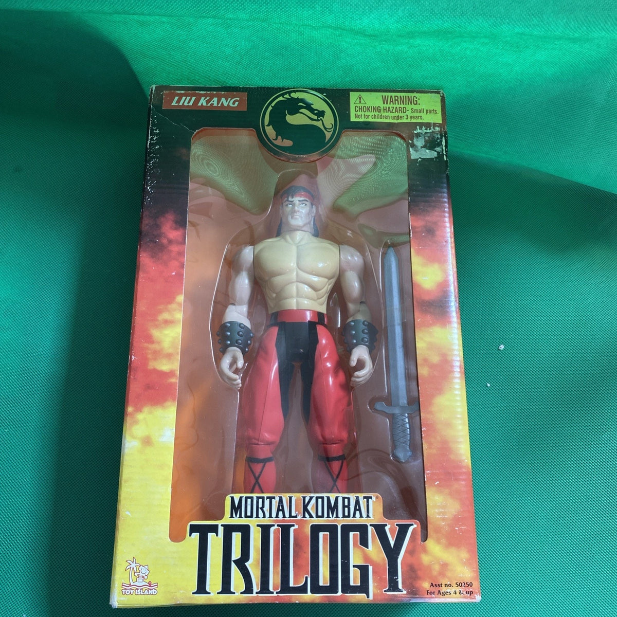 1998 Toy Island Mortal Kombat Trilogy Liu Kang Factory Sealed NIP