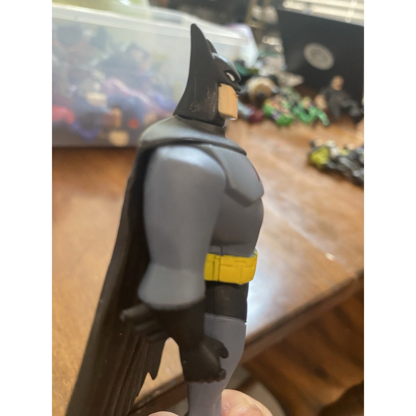 Mattel DC Justice League Unlimited JLU Batman Action Figure Animated Gray Black