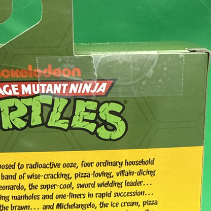 NECA TMNT Punk Raphael Action Figure, Green/Brown/Red w/ Heads Hands Bag