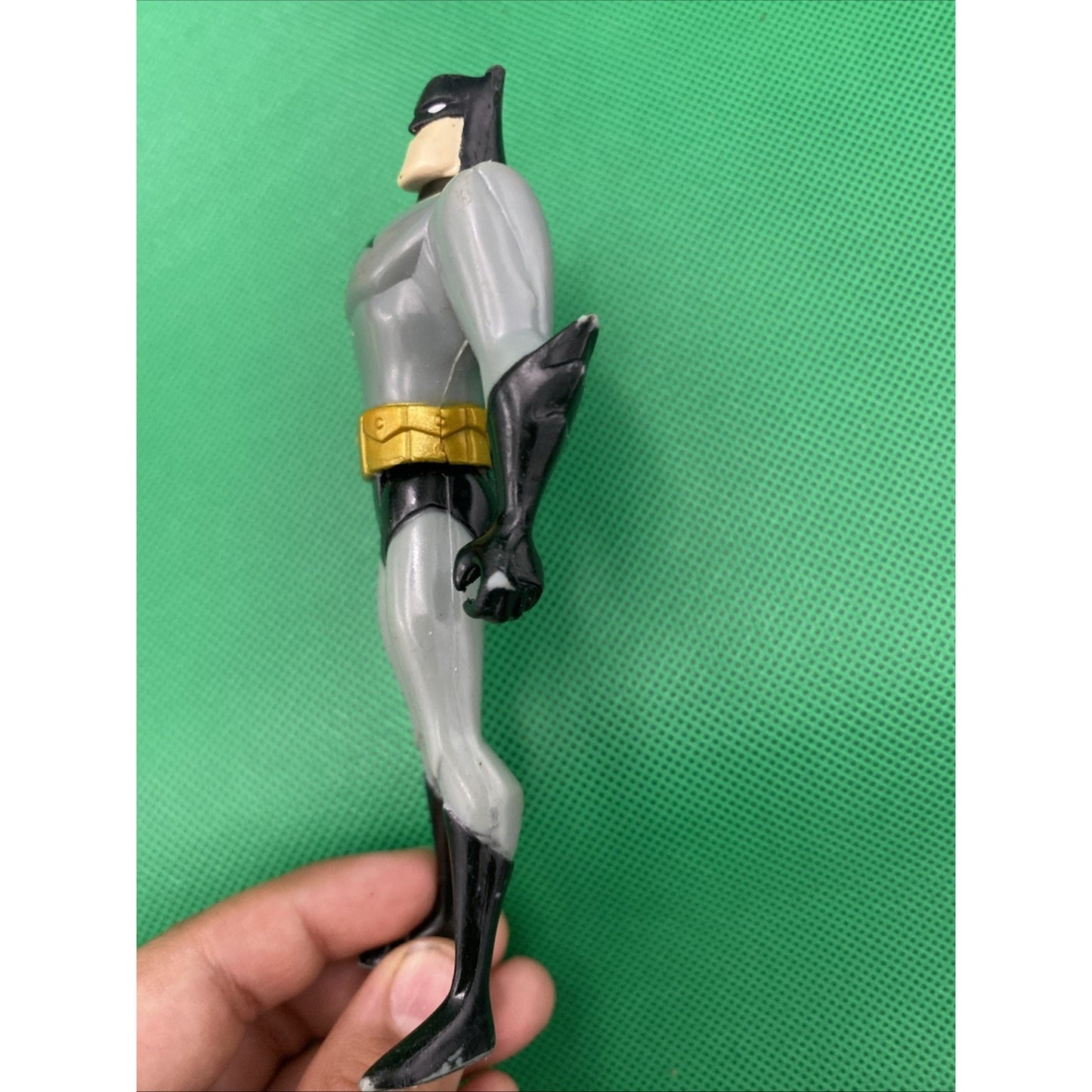 Batman 1998 The Animated Series Batman Gray Black Mattel Figure No Cape