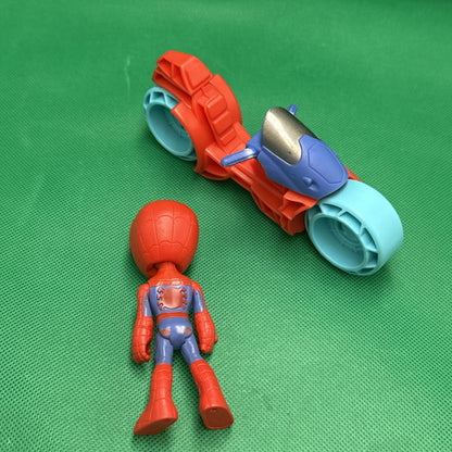Spidey and His Amazing Friends Figure on Motorcycle