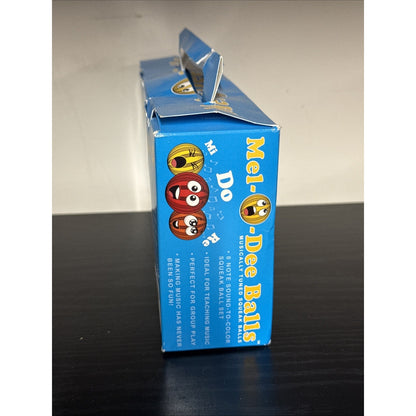 Mel-O-Dee Balls Diatonic Squeeze Ball Set. 8 Balls With Sheet Music.