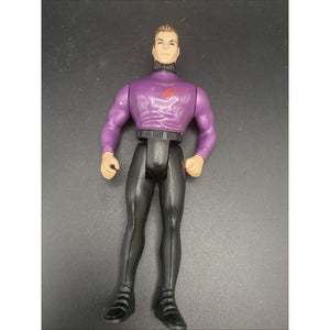 Vintage Bruce Wayne Action Figure Purple Variant Kenner Batman DC Comics Loose