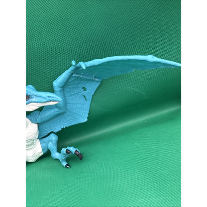 Blue & White Pteranodon Pterosaur Winged Flying Dinosaur Toy Figure