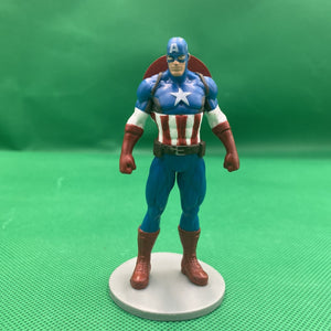 Marvel Disney Store Collectible Captain America Cake Topper PVC Figurine