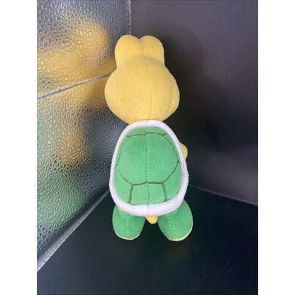 Super Mario KOOPA TROOPA Turtle Plush Stuffed Animal Nintendo 2012 Goldie 8"