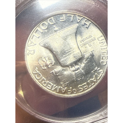 1962 50C ANACS MS63FBL - Franklin Half Dollar