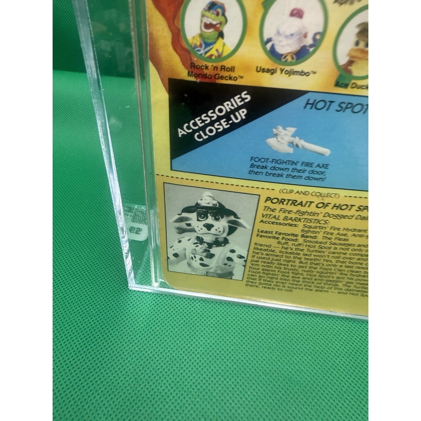 Vintage 1993 TMNT MOC HOT SPOT Graded CAS 65 Playmates