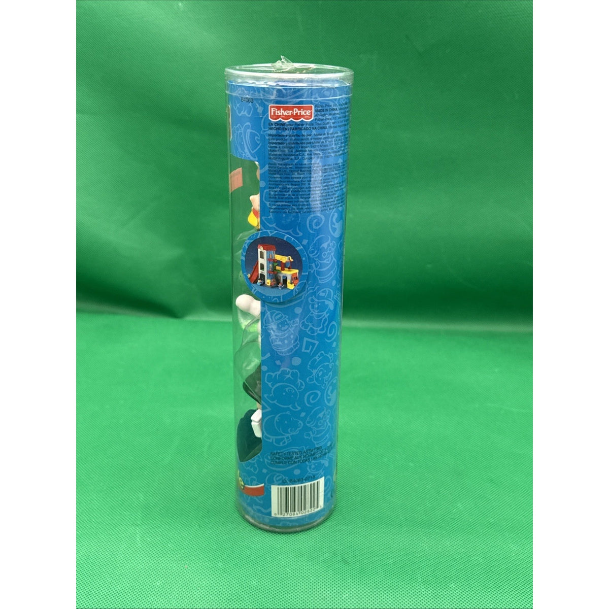 New Fisher Price Little People Tube B4063 Fireman George Dog Nurse Doctor Cat