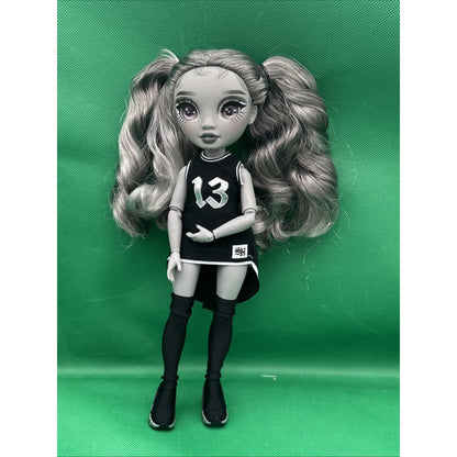 Rainbow High Nicole Steel Grayscale Fashion Shadow High Doll Athletic Attire