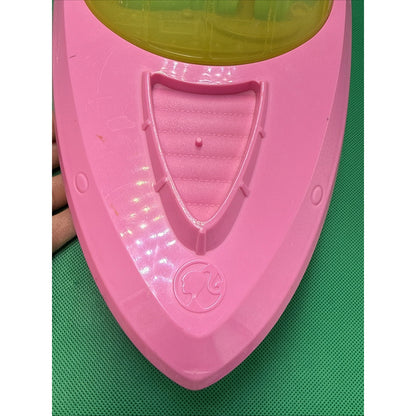 Barbie Pink Speedboat Toy Vehicle with Teal Hull and Swim Platform