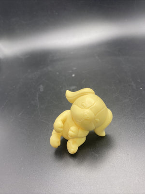 2" RAISING CANES CHICKEN FINGERS Puppy Dog Promotional Pencil Straw Topper Toy