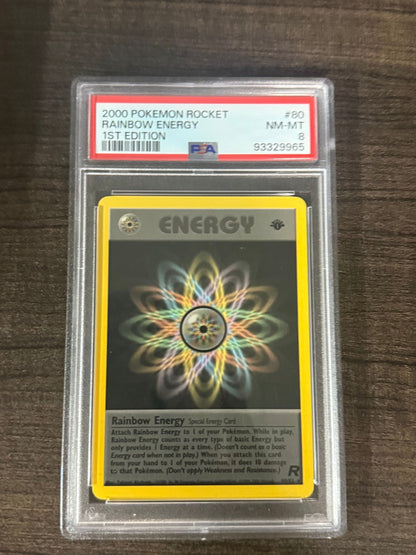 2000 Pokemon Rocket Rainbow Energy 1st Edition - toyscardscomics