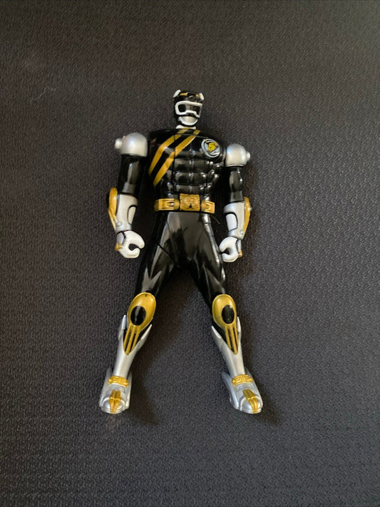 2001 Bandai Black Power Rangers Action Figure - toyscardscomics