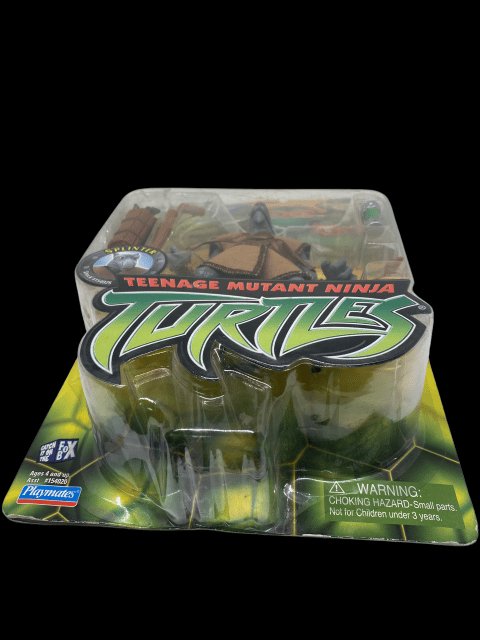 2002 - TMNT "Splinter" Action Figure by Playmates - MOC - toyscardscomics