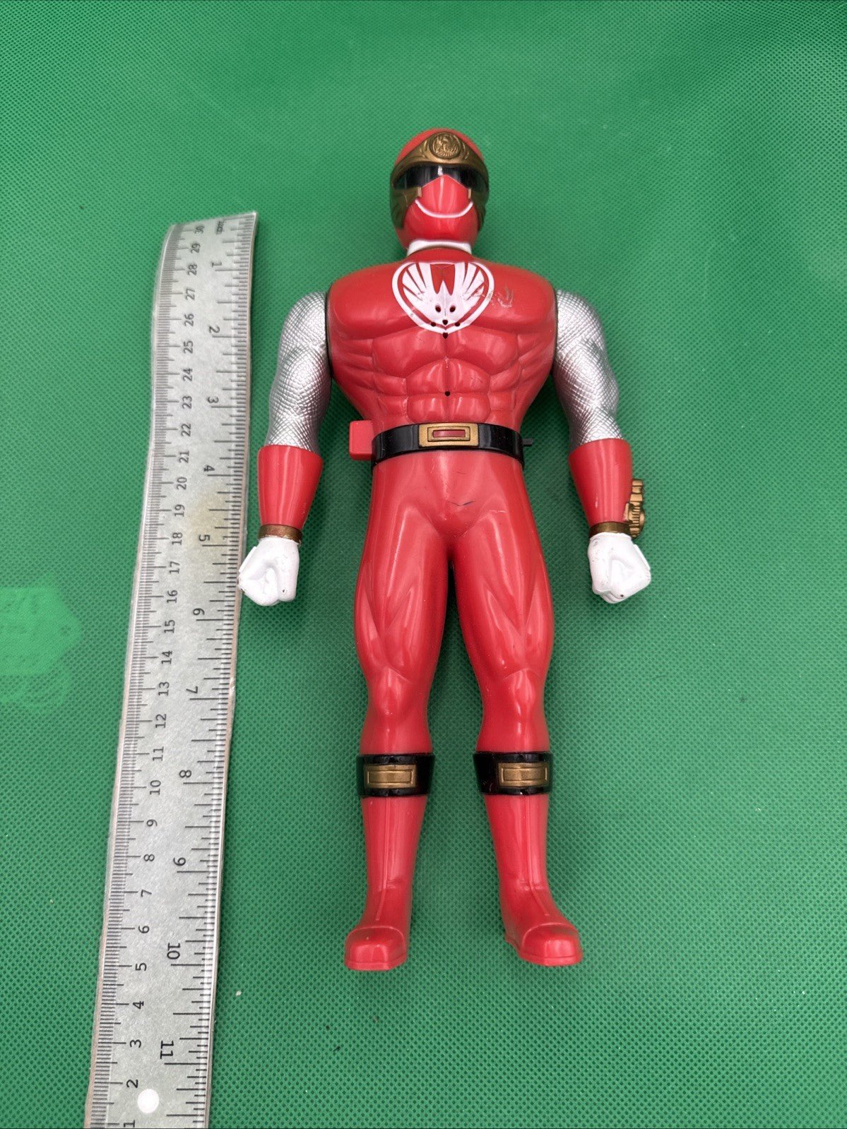 2003 Ninja Storm Red Ranger Action Figure Power Rangers Bandai - toyscardscomics