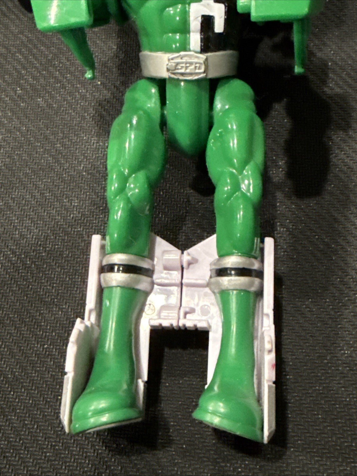 2004 Bandai Mighty Morphin Power Rangers SPD Morphin Green Ranger - toyscardscomics