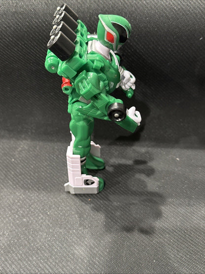 2004 Bandai Mighty Morphin Power Rangers SPD Morphin Green Ranger - toyscardscomics