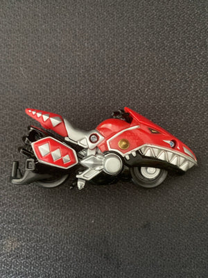 2004 POWER RANGERS Dino Thunder comic Red RAPTOR MEGA CYCLE Vehicle