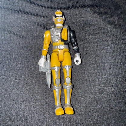 2005 BANDAI Power Rangers SPD Sound Patrol Swat YELLOW Ranger 5" Action Figure - toyscardscomics