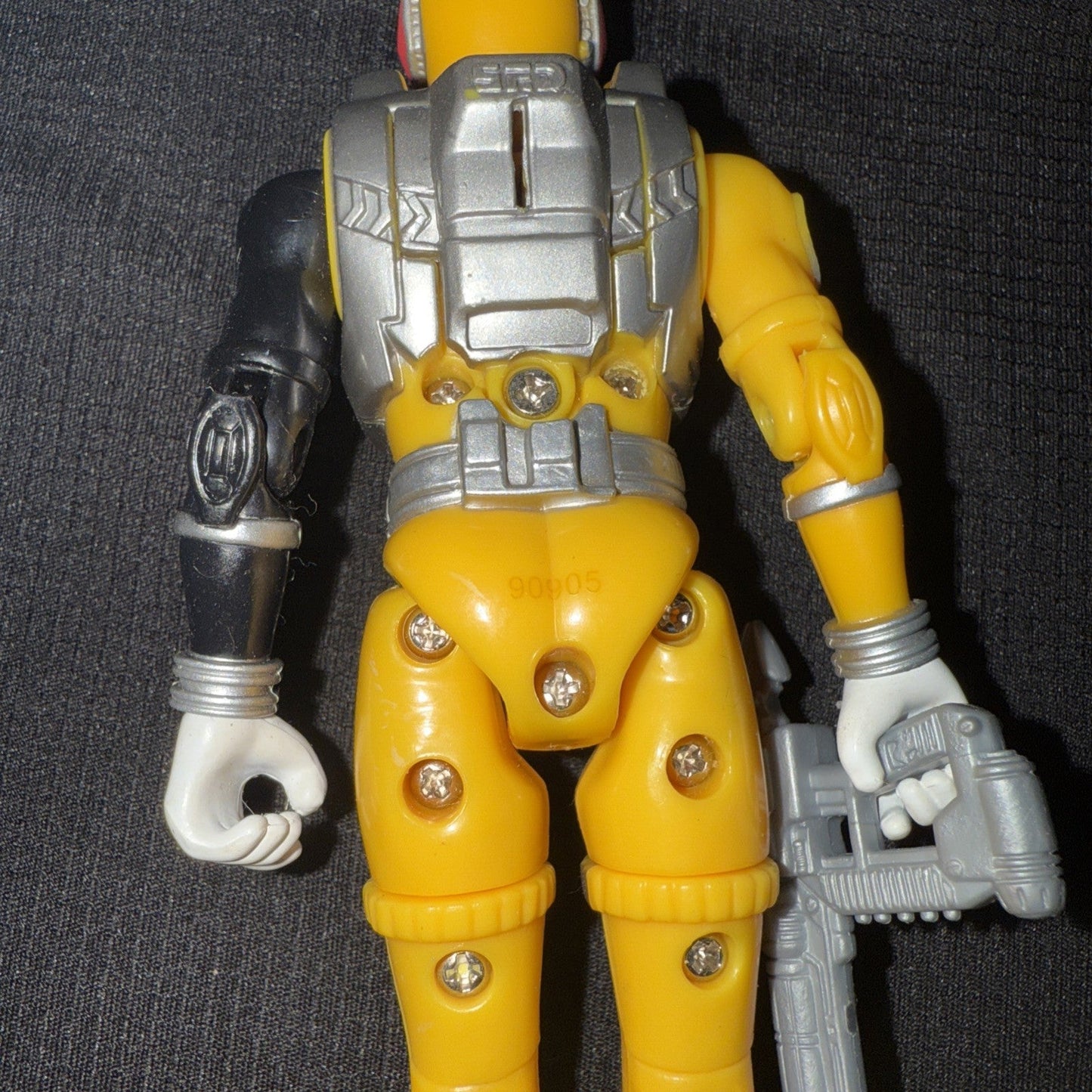 2005 BANDAI Power Rangers SPD Sound Patrol Swat YELLOW Ranger 5" Action Figure - toyscardscomics