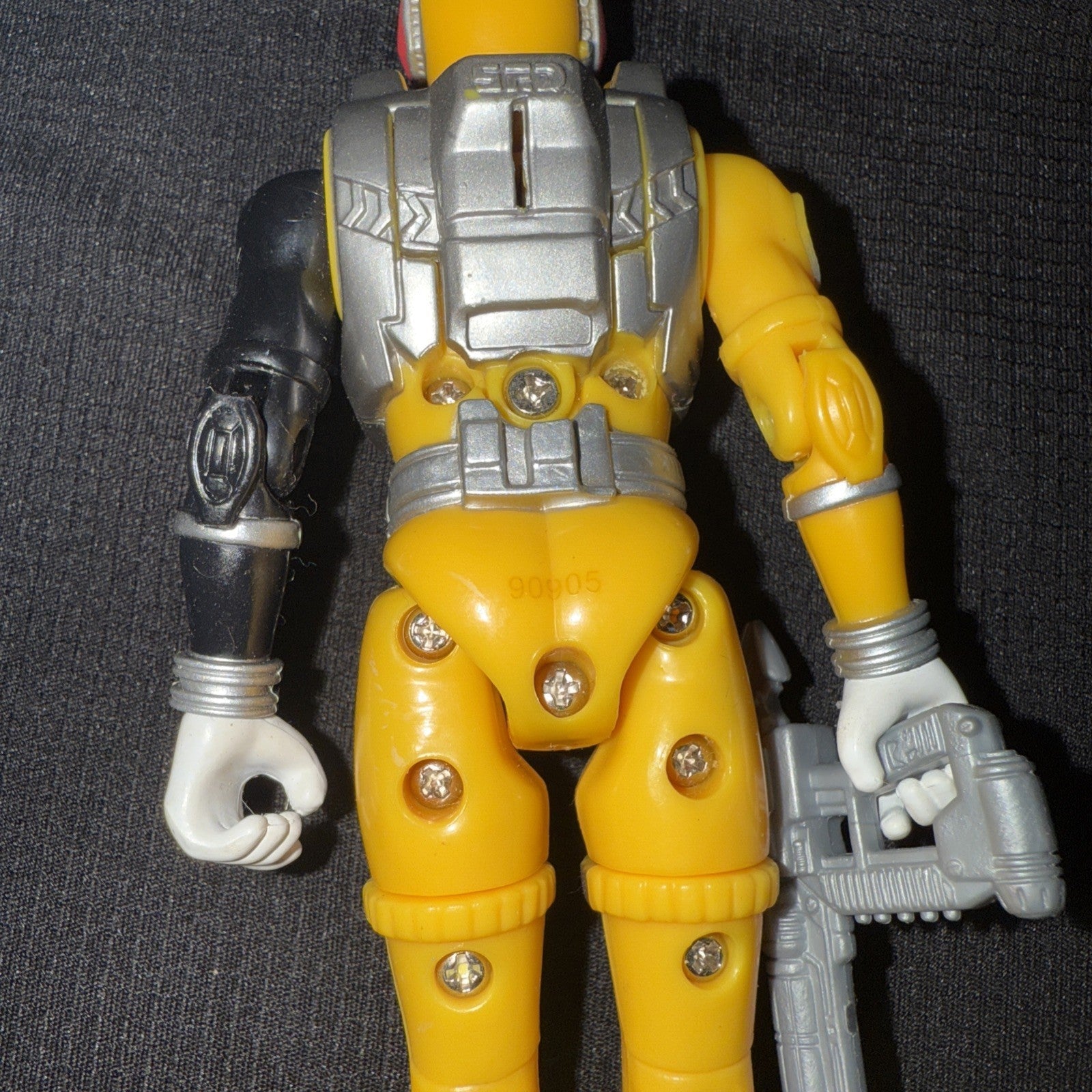 2005 BANDAI Power Rangers SPD Sound Patrol Swat YELLOW Ranger 5" Action Figure - toyscardscomics
