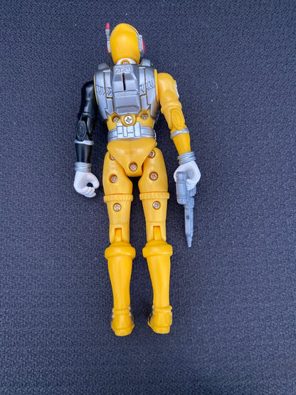 2005 Bandai Sound Yellow Sentei Power Ranger Articulated (14x5, 5cm) Figure - toyscardscomics