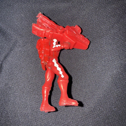 2005 McDonald's Happy Meal Toy - Power Rangers Dino Thunder: Red Ranger Figure - toyscardscomics