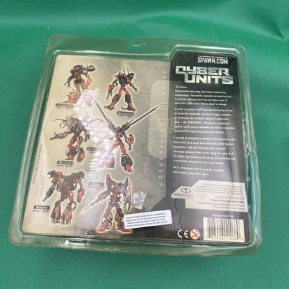 2005 McFarlane Toys Cyber Units Figure Defender Unit 001 Todd McFarlane Spawn - toyscardscomics