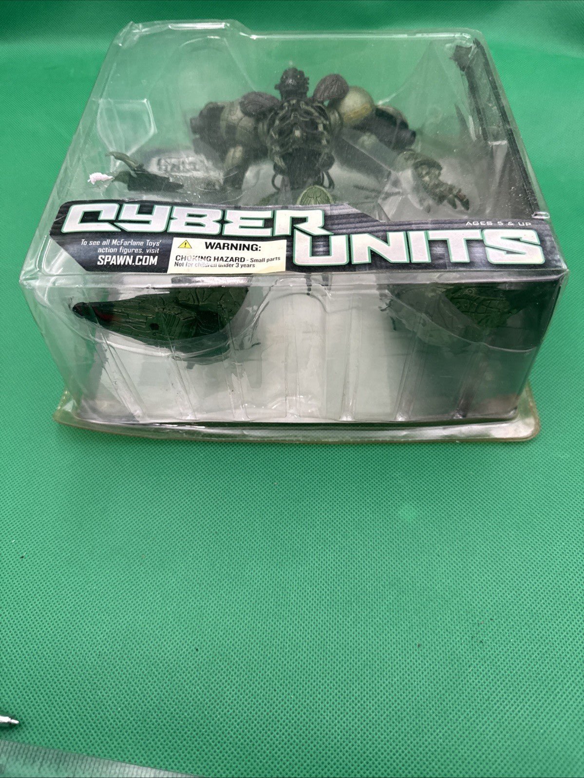 2005 McFarlane Toys Cyber Units Figure Defender Unit 001 Todd McFarlane Spawn - toyscardscomics