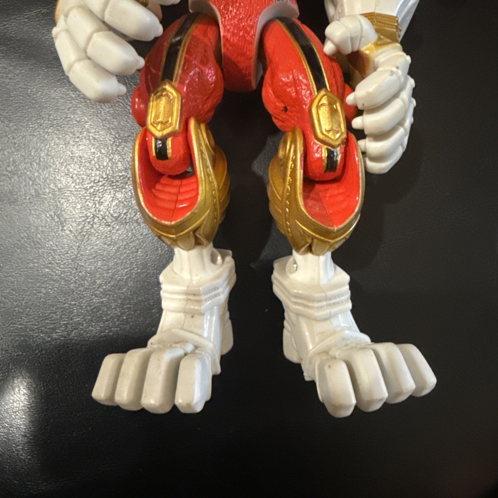 2006 Power Rangers Mystic Force Red Power Ranger to Legendary Lion Action Figure - toyscardscomics