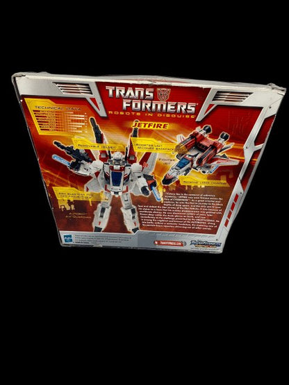 2006 - Transformers Robots in Disguise "Jetfire" Classic Voyager - MOC in Box - toyscardscomics