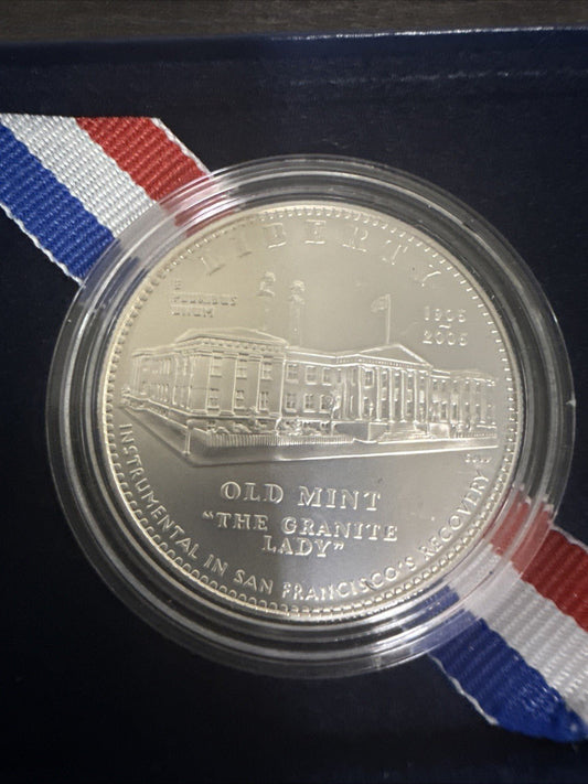 $ 2006 US Mint Uncirculated SILVER Dollar Coin San Francisco Old Mint SC2 Box - toyscardscomics