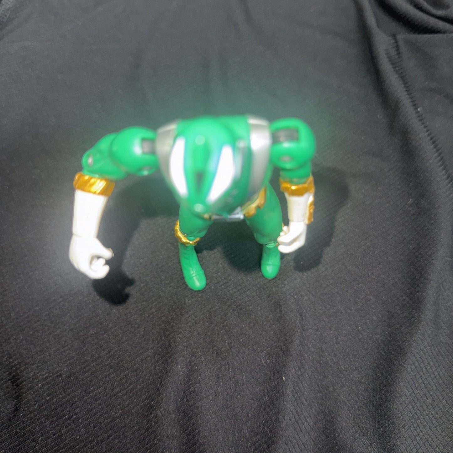 2008 Bandai Green Shark Ranger Full Throttle Action Figure 5.5" Tall - toyscardscomics