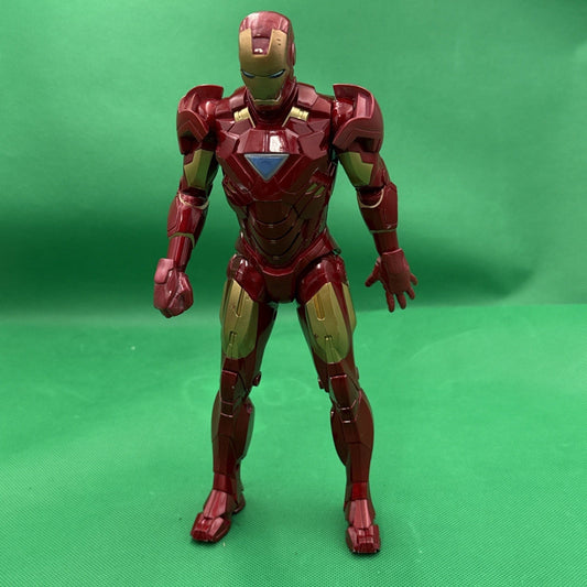 2010 Marvel Hasbro Combat Talking Iron Man 10" Action Figure - toyscardscomics