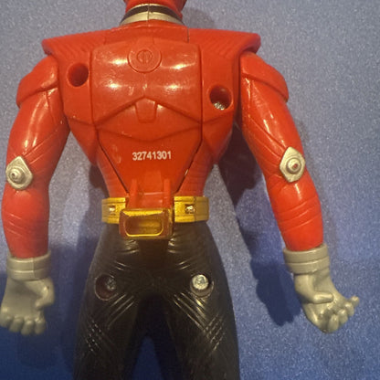 2011 Bandai Power Rangers Samurai Switch Morphin Fire Red Ranger Loose Figure 7” - toyscardscomics