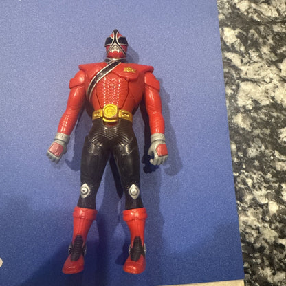 2011 Bandai Power Rangers Samurai Switch Morphin Fire Red Ranger Loose Figure 7” - toyscardscomics