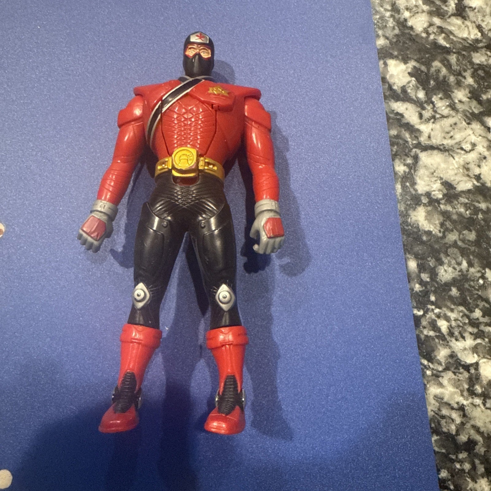 2011 Bandai Power Rangers Samurai Switch Morphin Fire Red Ranger Loose Figure 7” - toyscardscomics