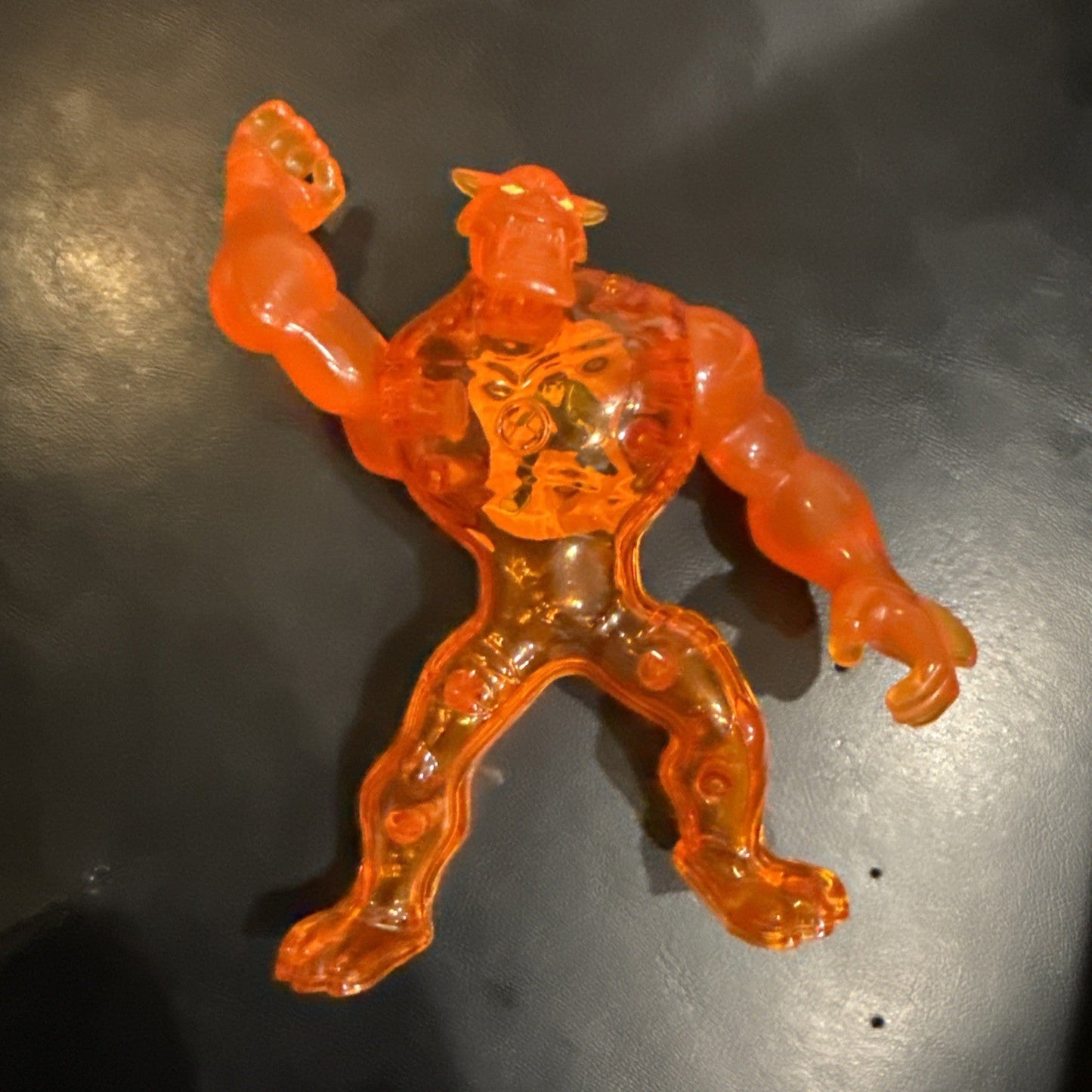 2011 Ben 10 Ultimate Alien Orange Rath Mcdonalds Happy Meal Toy Figure - toyscardscomics