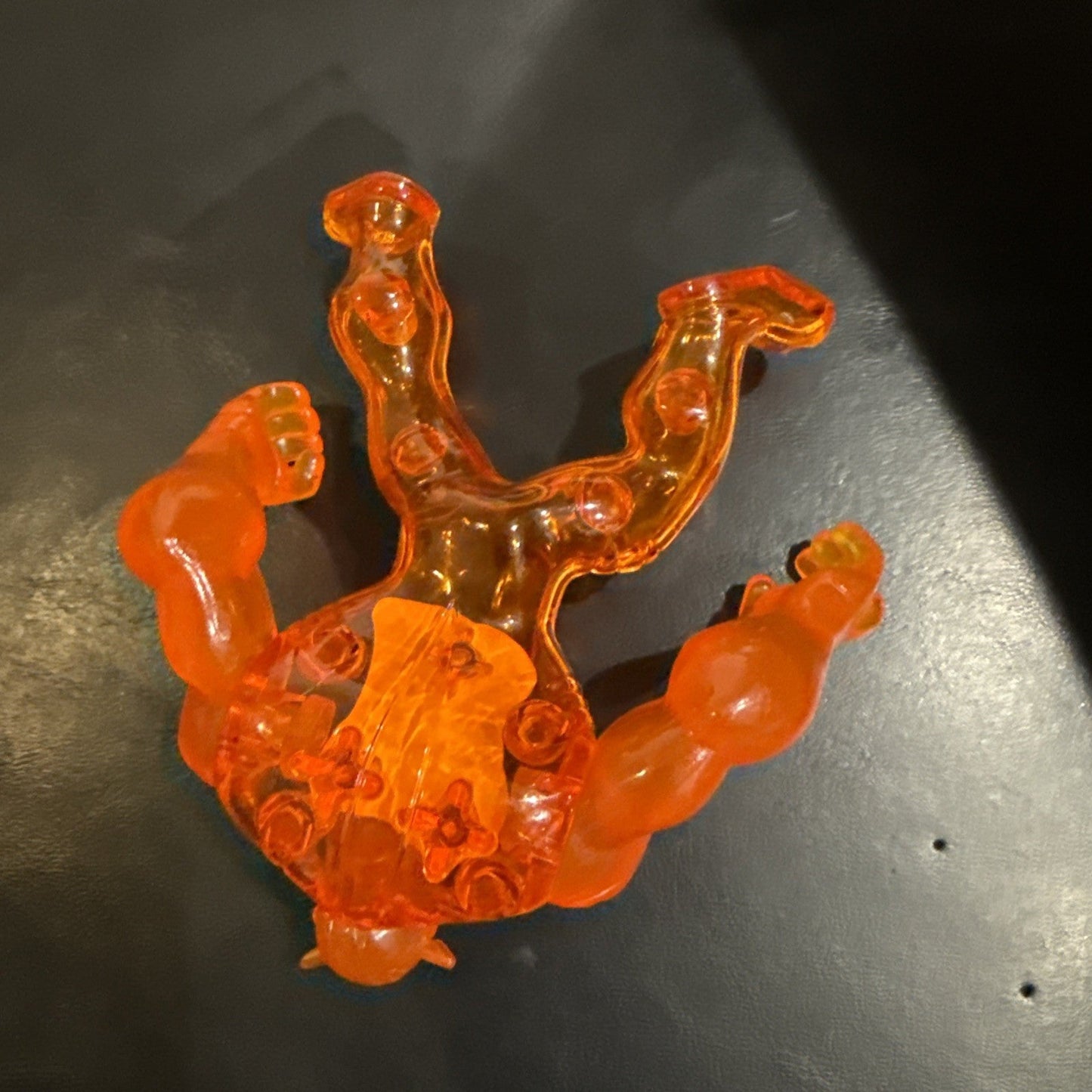 2011 Ben 10 Ultimate Alien Orange Rath Mcdonalds Happy Meal Toy Figure - toyscardscomics